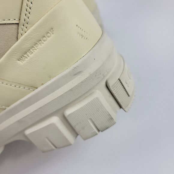 Sorel Joan of Arctic Next Boots Women's 8 Bleached Ceramic Sea Salt Fur Lined - Picture 4 of 16